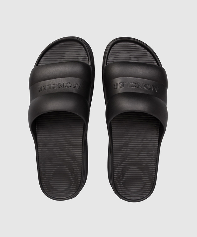 Moncler Черные слайдеры Altive L109A4N00010M8260 изображение 4
