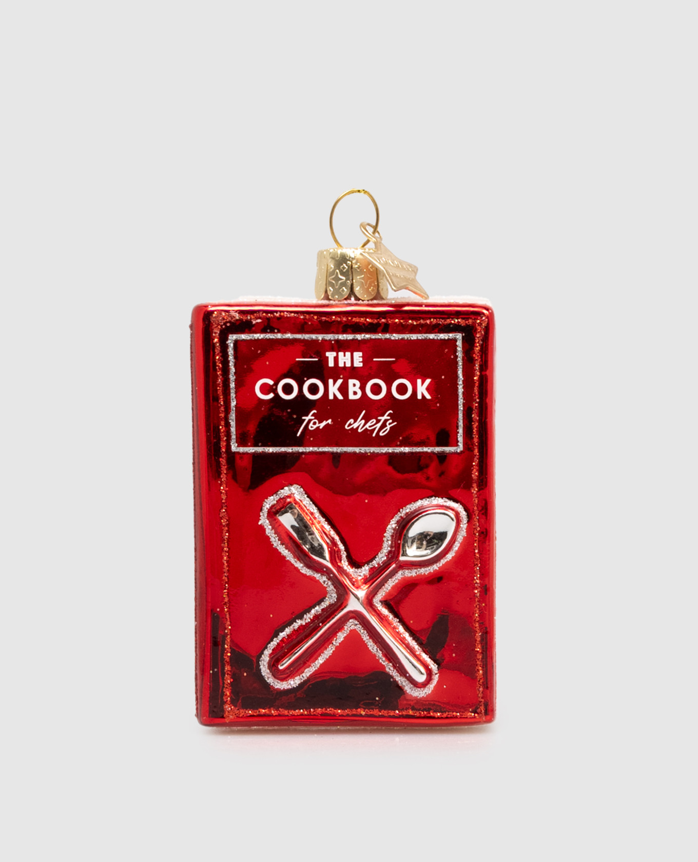 

Елочная игрушка Cooking book, Красный, Елочные украшения