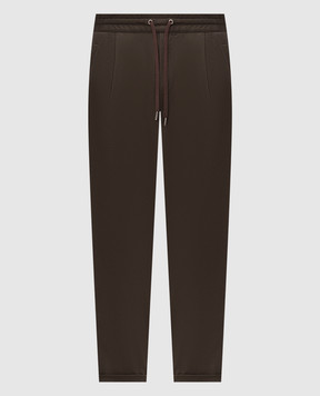 Bilancioni Коричневые брюки с овчарками BE26PJ3HM1