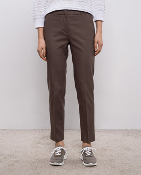 Peserico Коричневые брюки A04718J001953