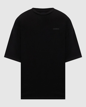 Vetements Чорна футболка з принтом логотипа MH27TR143B