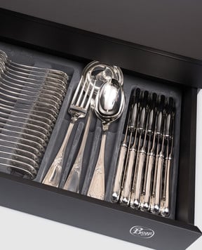 Broggi 1818 Набір столових приборів Visconti в дерев'яному кейсі 0310000L60