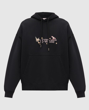 Off-White Черные худи с принтом Dream Arrow 44MBB085Z26F003