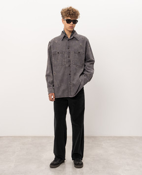 Maison Margiela MM6 Сіра сорочка SH2DT0055M30064