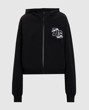 Dolce&Gabbana Черная спортивная куртка с монограммой F9S15ZGDDL5