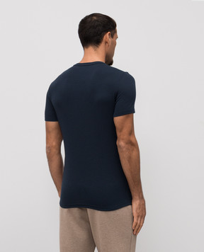 Tom Ford Голубая с нашивкой логотипа T4M081040