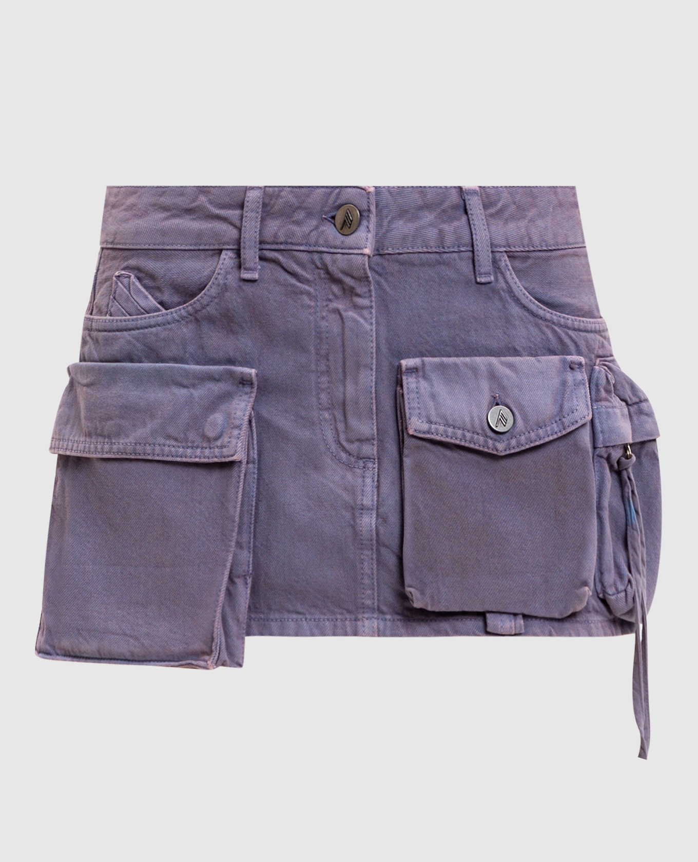 Фіолетова джинсова спідниця міні Fay