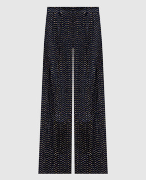 Missoni Синие брюки с люрексом DS26WI08BR015R