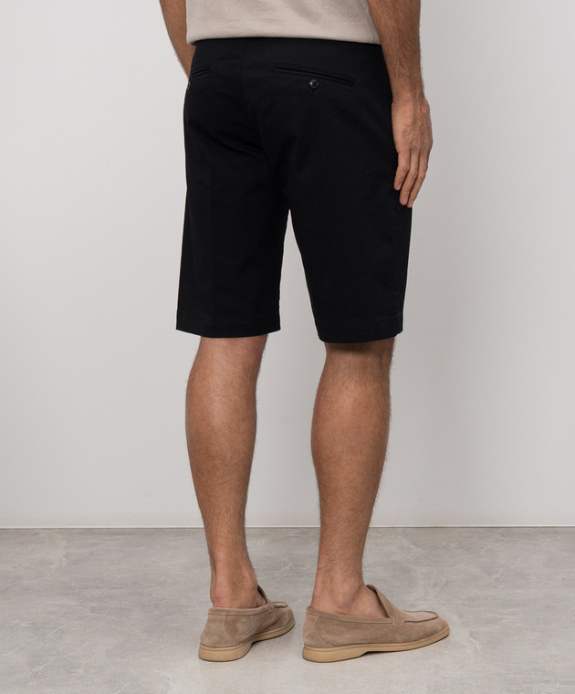 Cashmere&Whiskey Черные шорты из хлопка 0276109345 изображение 4