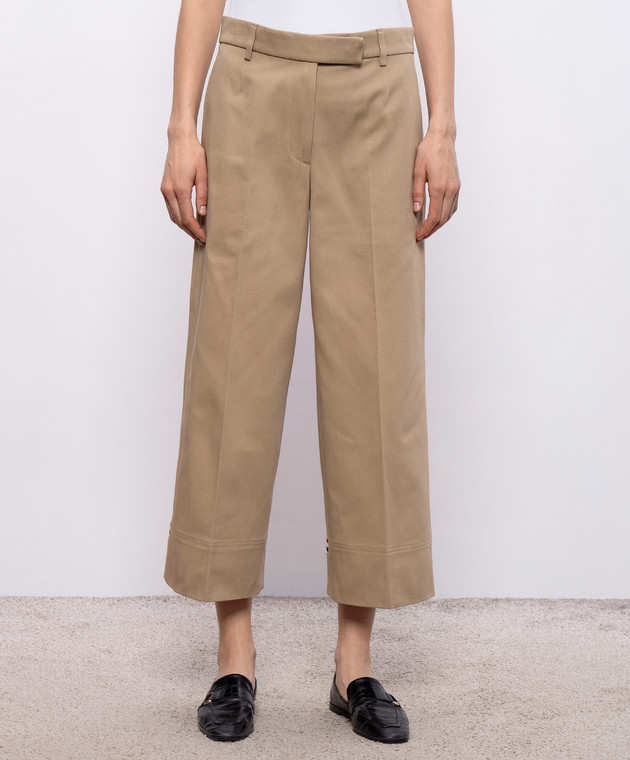 Thom Browne Бежеві штани FTC519UF0175 зображення 3