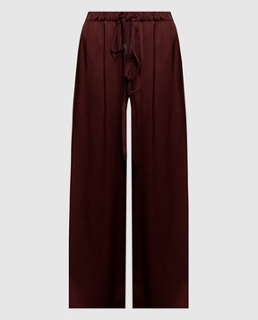 Ann Demeulemeester Бордові штани Sofi Relaxed Lounge B0014272FA647