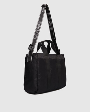 Palm Angels Черная сумка для мамы с логотипом PBXE001C99FAB001