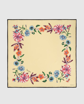 MANTERO 1902 Жовта хустка Lanai Bay із шовку 0912F0023G57620