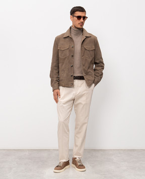 Peserico Коричневая замшевая куртка R52264C03CC550