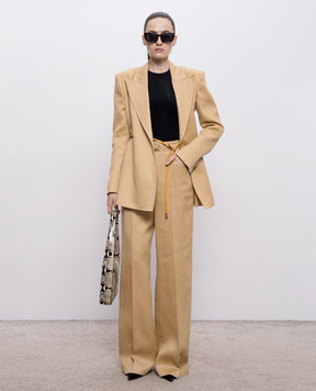 Gabriela Hearst Коричневий жакет Erona із льону 2265078ALI010