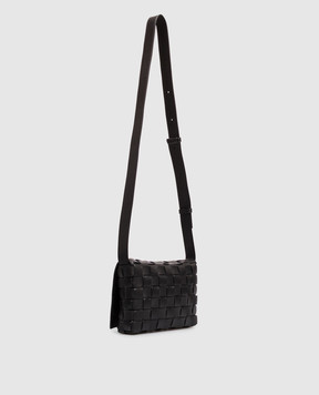 Bottega Veneta Черная кожаная сумка Orto 876364V6SO0