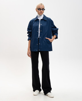 Jil Sander Синя куртка з логотипом J53BN0004J45306