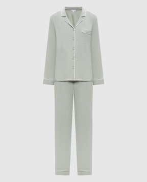 Dore & Rose Зелена піжама з окантуванням TENCELPJSET