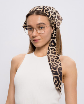 Ermanno Scervino Платок в анималистический принт D483V501YLI