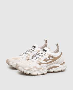 Off-White Білі текстильні кросівки Be Right Back OF05755210