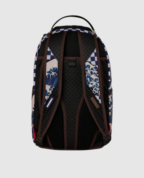 Sprayground Детский синий рюкзак ICHIMATSU-MOYŌ CAMOKAWA 910B8810NSZ