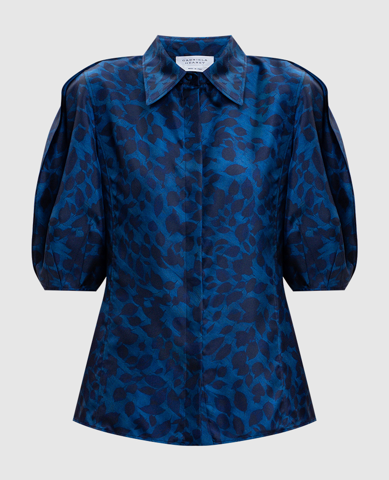 

Синяя блуза Sansi из шелка, Синий, Блузы