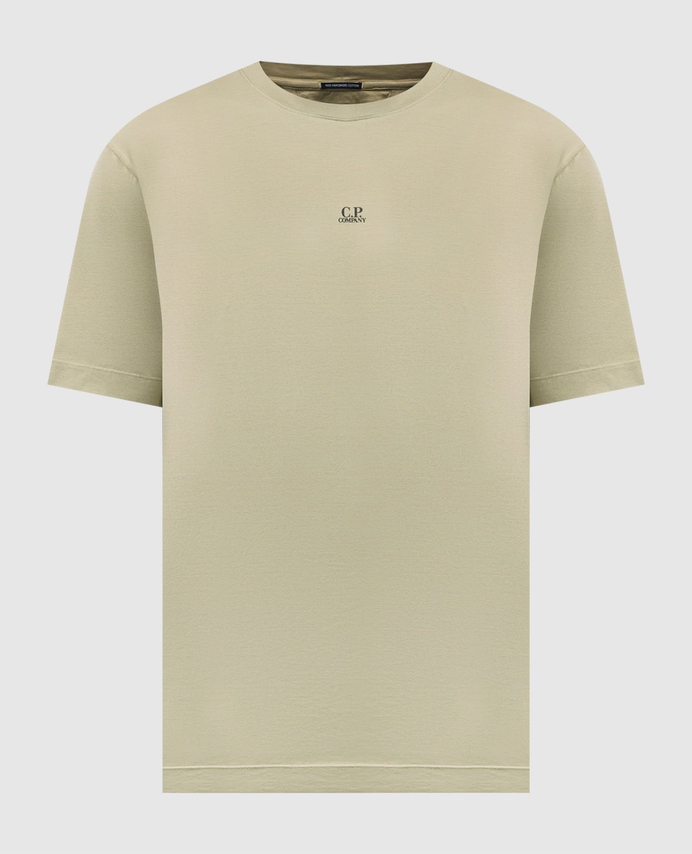 Футболка цвета хаки с логотипом