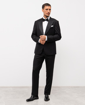 Stefano Ricci Чорний костюм з вовни M2SFFI1S26HB