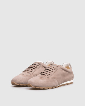 Doucal's Серые замшевые кроссовки с логотипом DD8903JULTPZ853