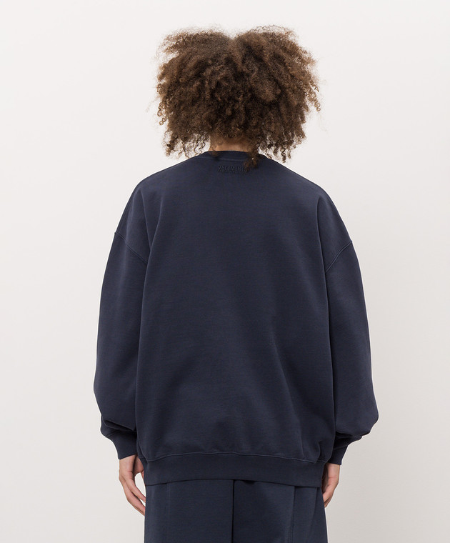 Vetements Синий свитшот с принтом MH27CN181N изображение 4