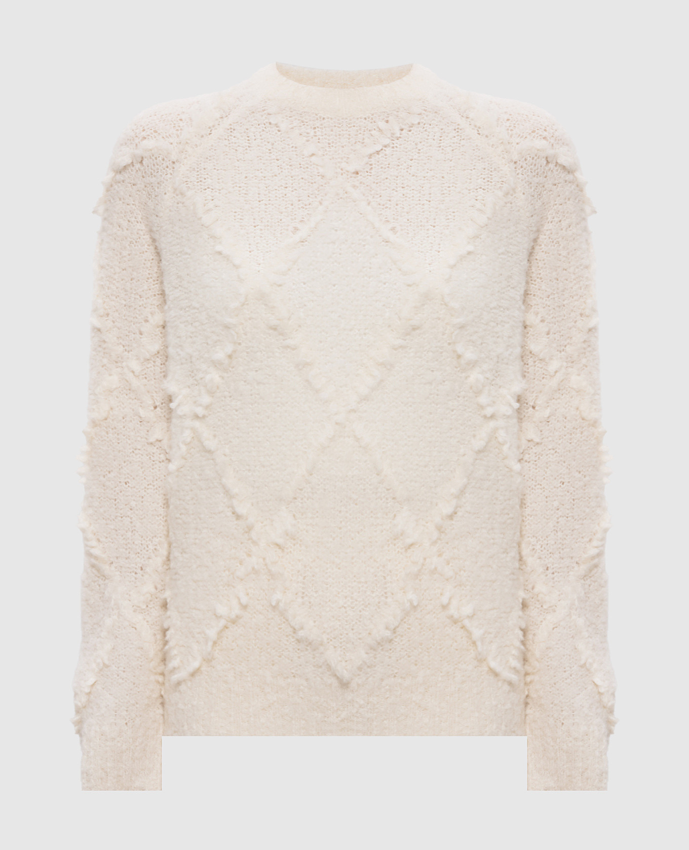 

Белый свитер с шерстью альпаки, Свитера