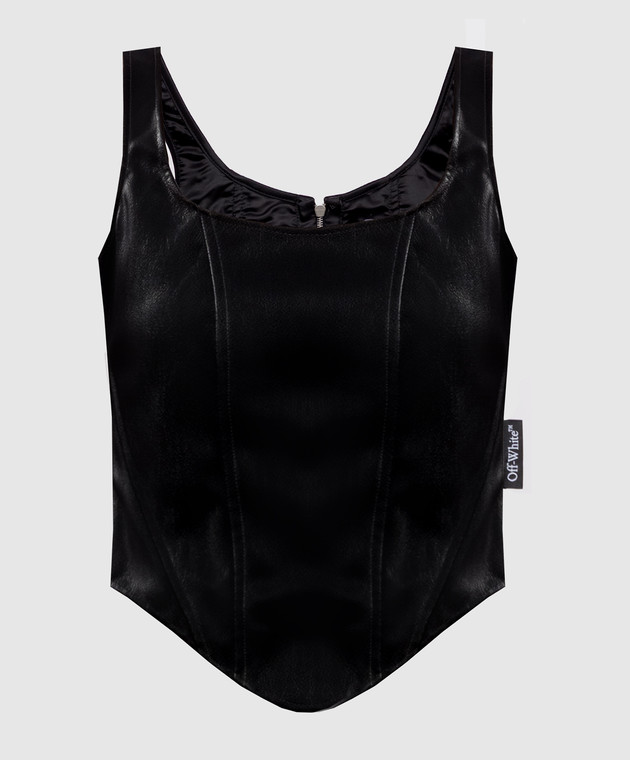 Off-White Черный топ 2FA00396T