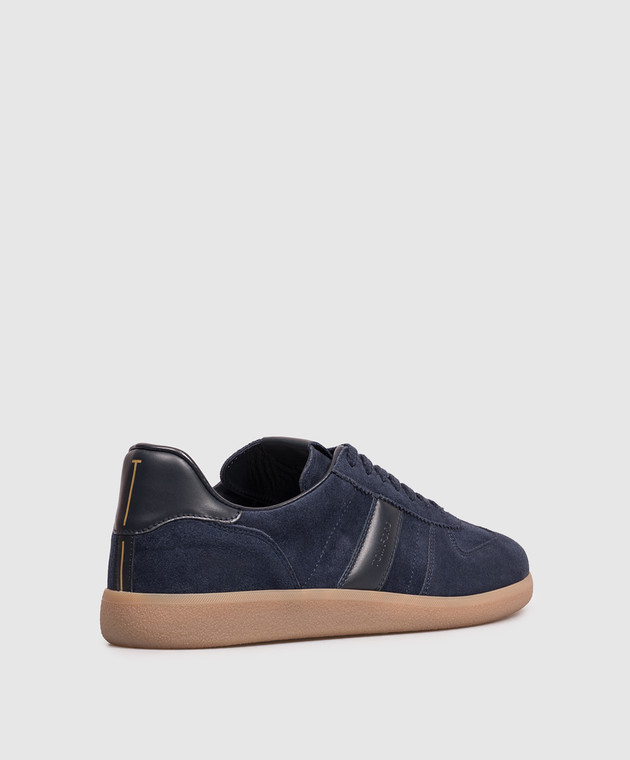 Tom Ford Синие замшевые кроссовки Archer J1584LCL046N изображение 3