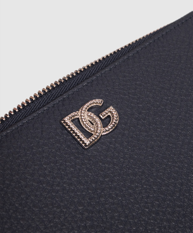 Dolce&Gabbana Синий кожаный кошелек BP1672A0370 изображение 4
