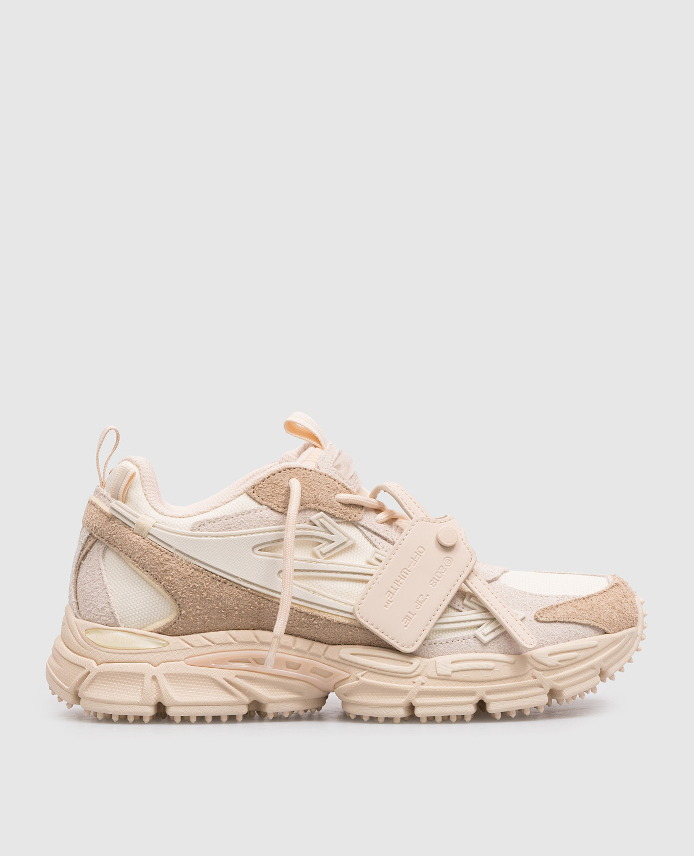 Бежевые кроссовки Be Right Back с эмблемой