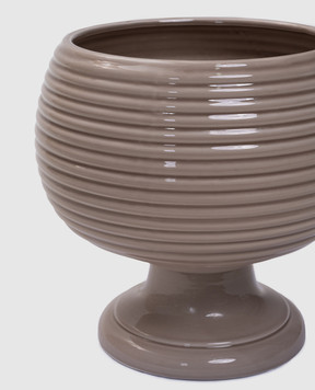Lamart Бежеве керамічне  кашпо 1037974