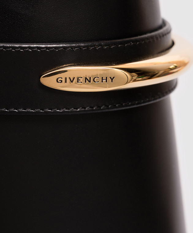 Givenchy Чорні шкіряні чоботи Shark Pinch BE605LE1J7 зображення 5