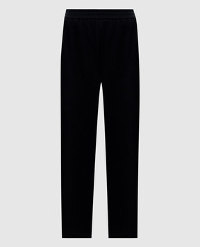 Brunello Cucinelli Черные спортивные штаны из хлопка MN05NB2X99