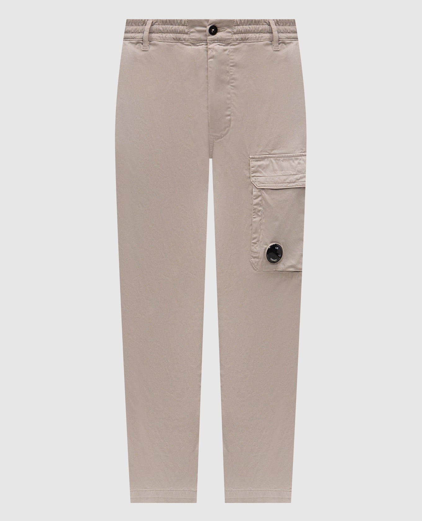 Серые брюки с патчем