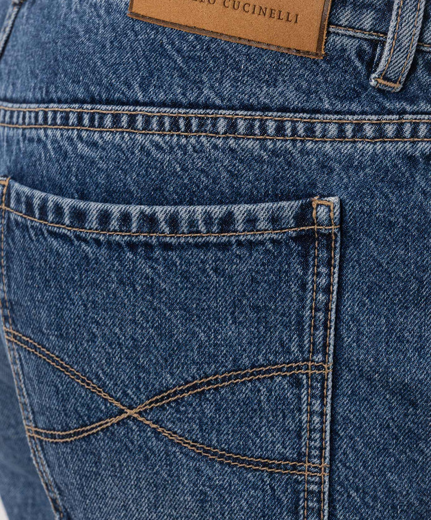 Brunello Cucinelli Сині джинси з патчем M241PO2090 зображення 5