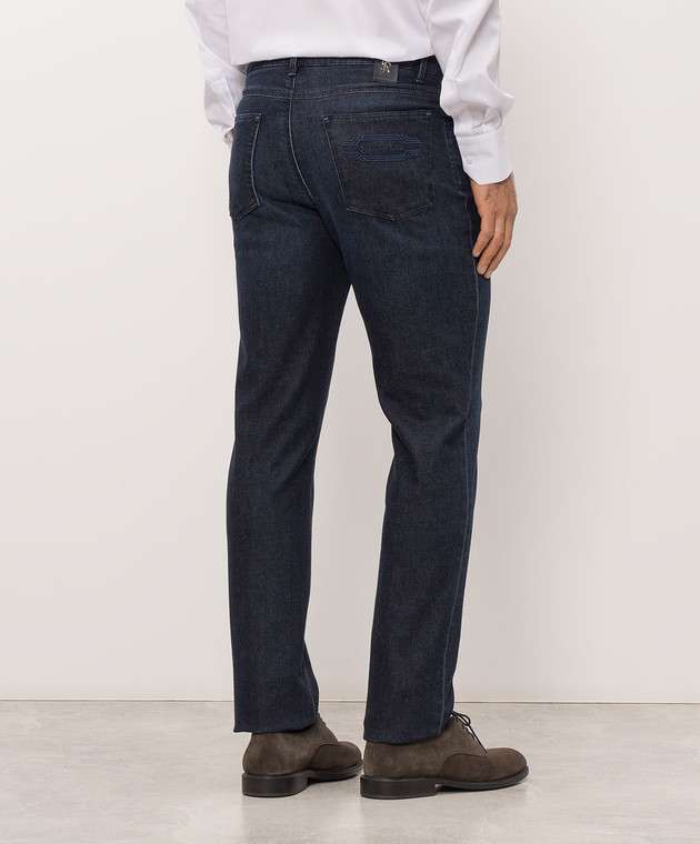Stefano Ricci Синие джинсы M8T63B1091T4964 изображение 4