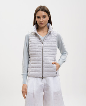 MooRER Серый жилет VILLAN из льна VILLANLSN