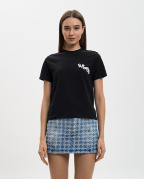 AMIRI Черная футболка Domino AWTOJR1024