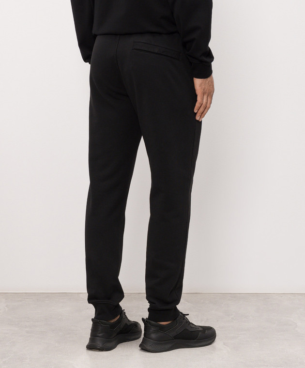 Stone Island Черные джоггеры с логотип патч L1S156200010S0051 изображение 4
