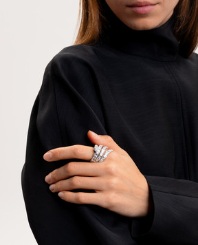 Swarovski Серебристое кольцо Vienna 5762207