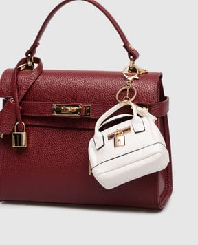 Gianni Notaro Білий брелок у вигляді сумки 8824CHARME