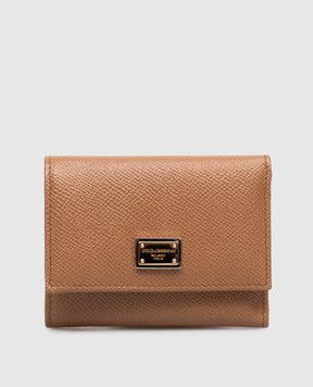 Dolce&Gabbana Коричневый кожаный портмоне Dauphine BI0770A1001