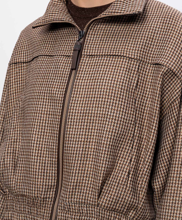 Brunello Cucinelli Куртка з вовною у візерунок MG5467467P зображення 5