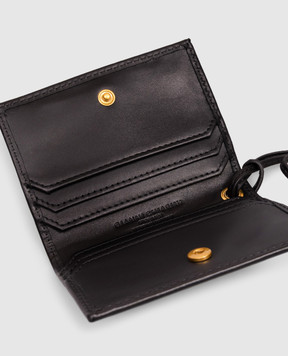 Gianni Chiarini Шкіряний чорний картхолдер на шнурку PF5039NA