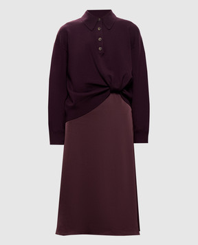 3.1 Phillip Lim Фіолетова сукня-поло F26170649UMC